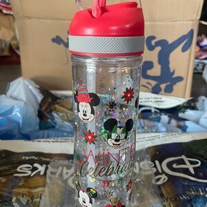Disney Holiday Time Ornaments Glitter Bottle - Winter Celebration
